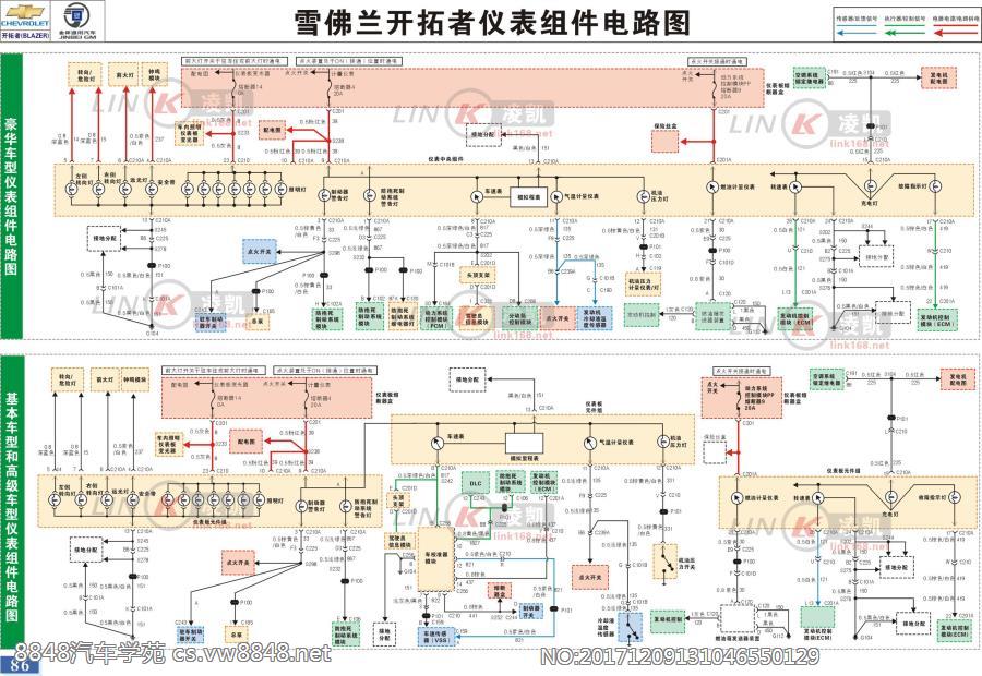 雪拂兰开拓者 仪表组件